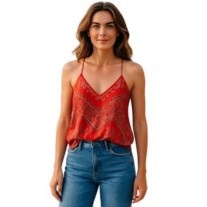Hollister Red Sleeveless Backless Camisole